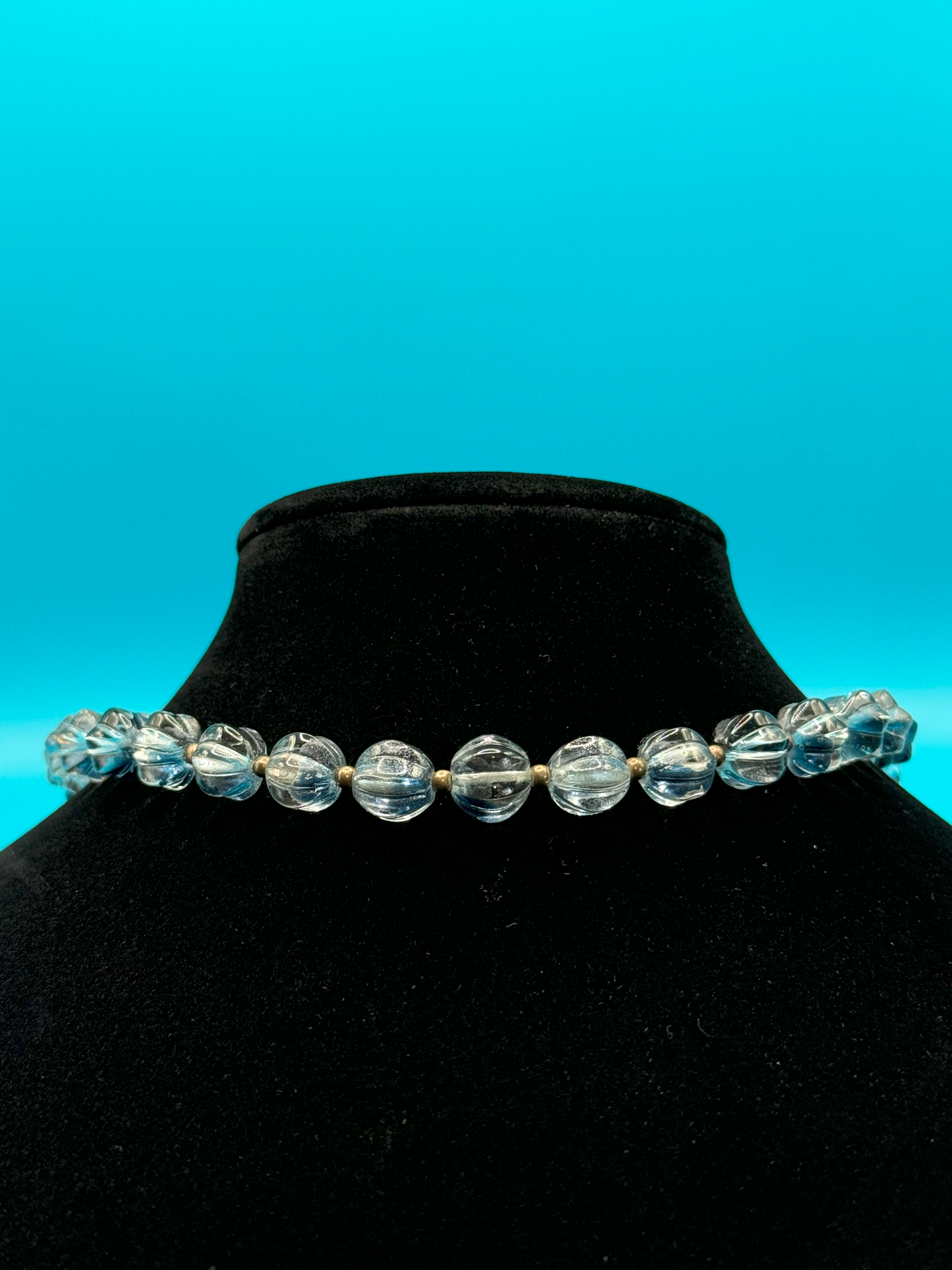 Aquamarine Suncatching Necklace